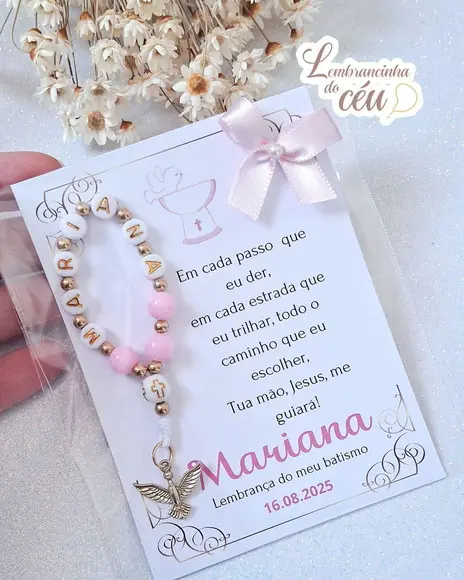 Kit 40 Lembrancinhas Dezena Personalizada com Nome