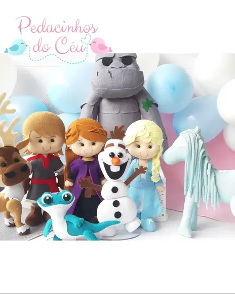 Kit Bonecos para Decoração Frozen Ii