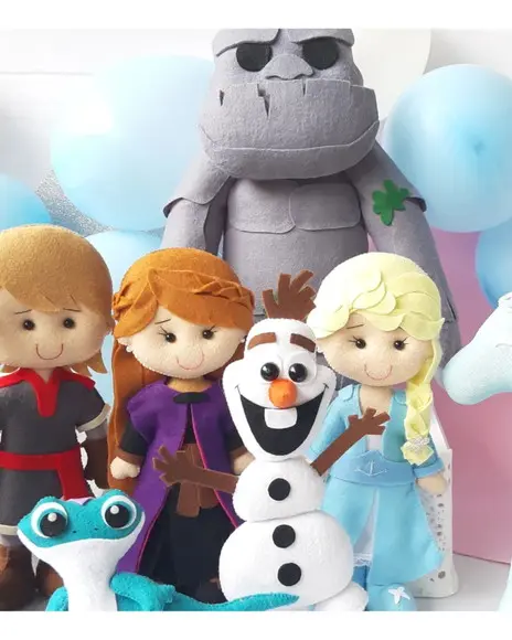 Kit Bonecos para Decoração Frozen Ii