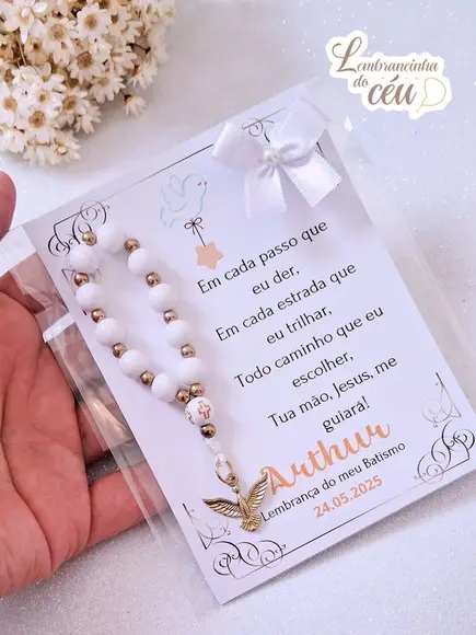 Kit com 20 Lembrancinhas Batismo, Comunhão, Outros