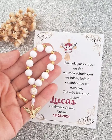 Lembrancinha Crisma