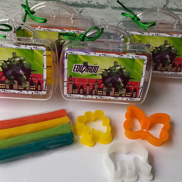 14 Mini Maletinha C/massinha Qualquer Tema