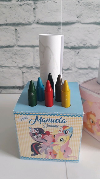 15 Kit Colorir Caixa Cubo