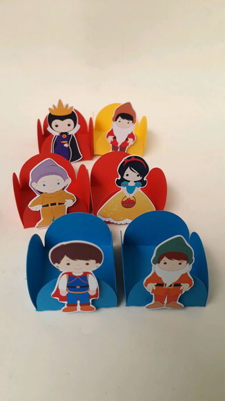 Forminhas Docinhos Branca de Neve