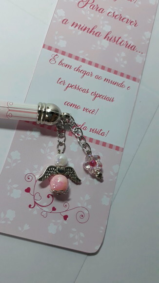25 Lápis Personalizado Lembrancinha de Nascimento Chá Bebê