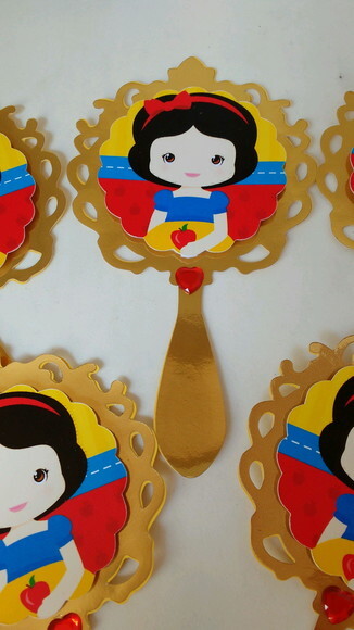 Aplique Espelho Branca de Neve