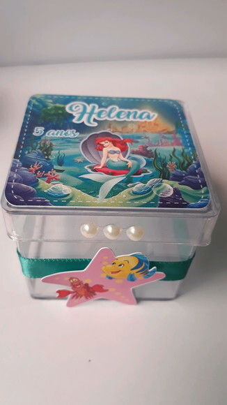Caixinha Ariel - Pequena Sereia