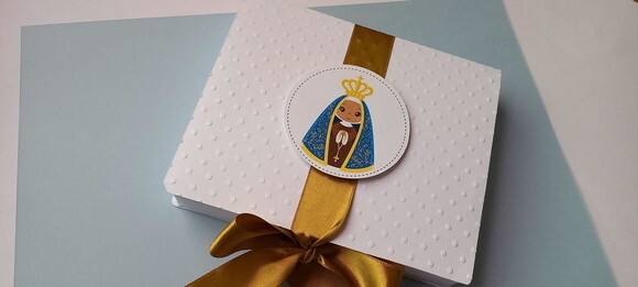 Convite Casal Padrinhos Batismo ou Consagração N. Senhora