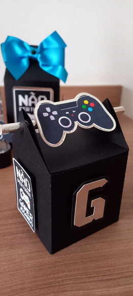 Kit 10 Caixinhas Aniversário Gamer Vídeo Game