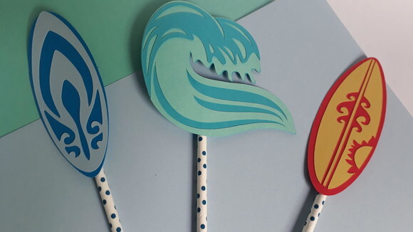 Centros de Mesa Cachepô Surf Praia