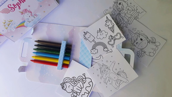 Kit 15 Mini Maletinha Kit de Colorir Vários Temas