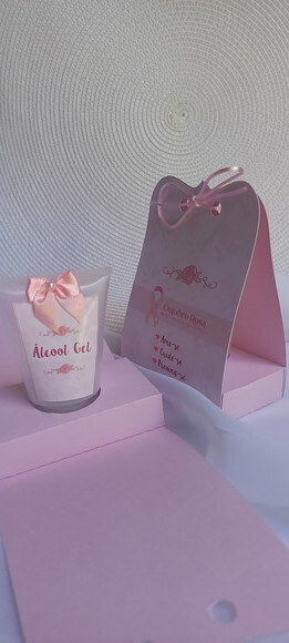 Kit 20 Lembrancinhas Outubro Rosa Prevenção Câncer de Mama