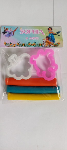 Lembracinha Kit Massinha e Cortador Forminha Todos os Temas