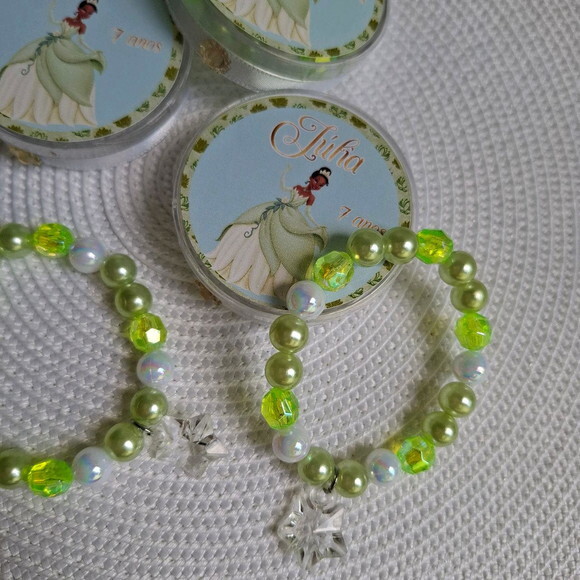 Lembrancinhas Pulseira Princesa Tiana