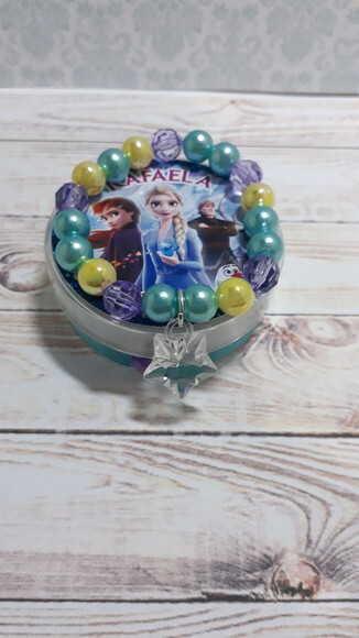Pulseira Frozen - Lembrancinha aniversario