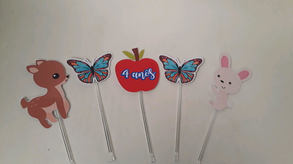 Topo de bolo branca de neve