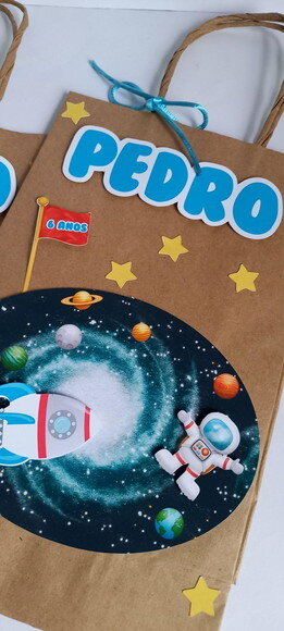 10 Sacolinhas Astronauta