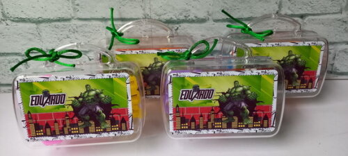 14 Mini Maletinha C/massinha Qualquer Tema
