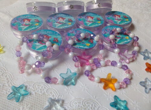 Lembrancinhas Pulseira Ariel Pequena Sereia