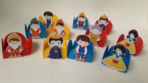 Forminhas Docinhos Branca de Neve