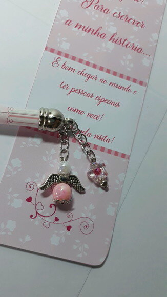 25 Lápis Personalizado Lembrancinha de Nascimento Chá Bebê