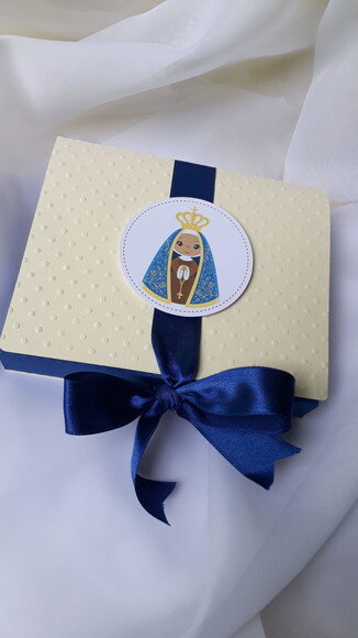 Convite Casal Padrinhos Batismo ou Consagração N. Senhora