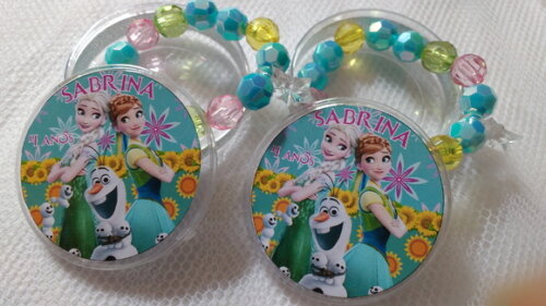 Frozen 2 - Pulseira Floco de Neve
