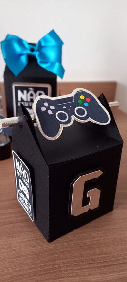 Kit 10 Caixinhas Aniversário Gamer Vídeo Game