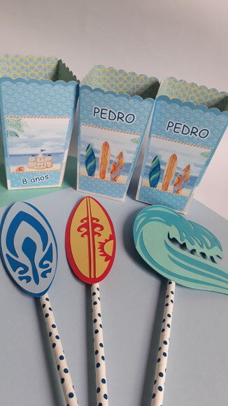 Centros de Mesa Cachepô Surf Praia