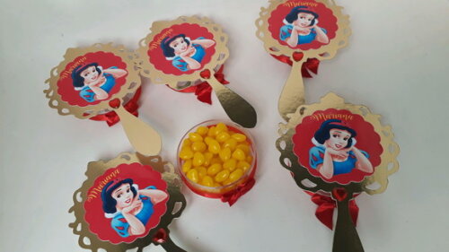 Latinha Lembrancinha Espelho Branca de Neve