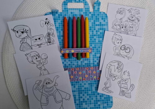 Mini Maletinha Kit de Colorir Divertidamente