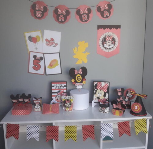 Painel Minie Kit festa Mini Table