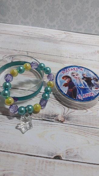 Pulseira Frozen - Lembrancinha aniversario