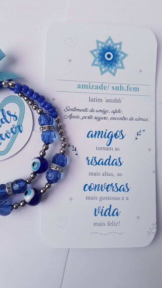 Pulseiras da Amizade Best Friend Forever Bff Olho Grego