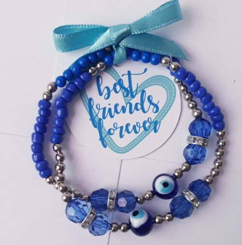 Pulseiras da Amizade Best Friend Forever Bff Olho Grego