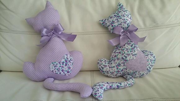 Almofadas Gatos - kit dois gatos