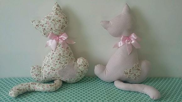 Almofadas Gatos - kit dois gatos