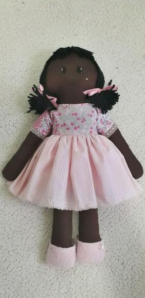 Boneca de pano Negra