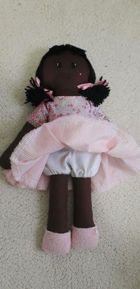 Boneca de pano Negra
