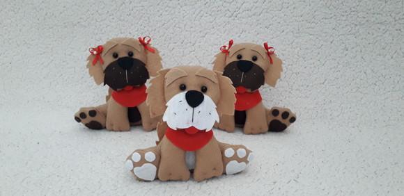 Cachorro em Feltro