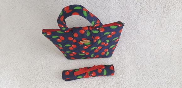 Kit Bolsa Térmica + Jogo Americano Com Porta Talheres