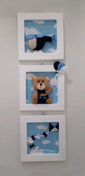 Trio Mini quadro decorativo