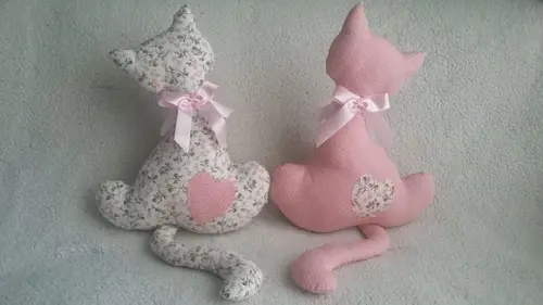 Almofadas Gatos - kit dois gatos