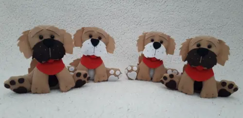 Cachorro em Feltro