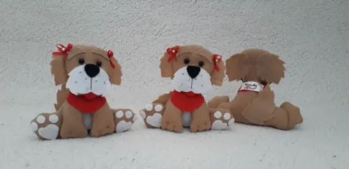 Cachorro em Feltro