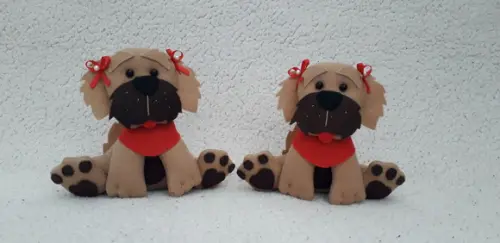 Cachorro em Feltro