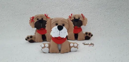 Cachorro em Feltro