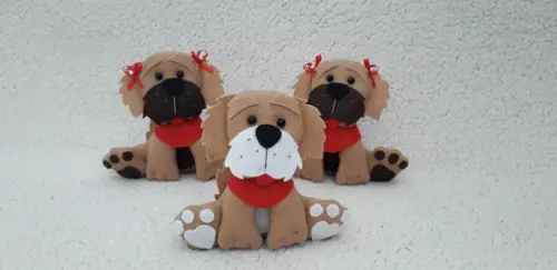 Cachorro em Feltro