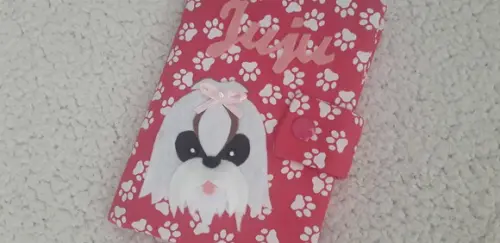 Capa para Cartão de Vacina para Pet