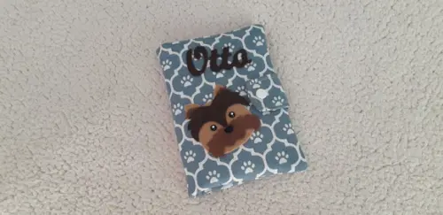 Capa para Cartão de Vacina para Pet